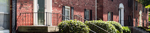 Apartment Building Exterior at Carriage House West.