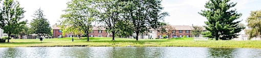 Stocked Fishing Pond at Chelsea Village Apartments