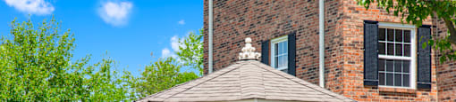 Gazebo at Northwood Apartments in Franklin, offering a peaceful outdoor space for residents.