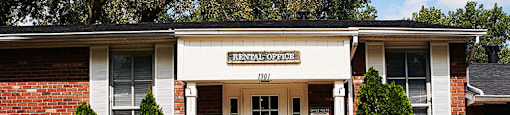 Leasing office and information center at Carriage House West.