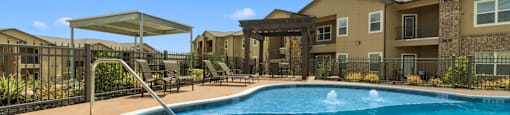 our apartments have a large resort style swimming pool