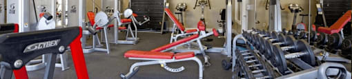 Fitness Center at Stone Gate Apartments, North Carolina