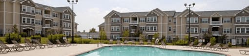Swimming Pool at Stone Gate Apartments, Spring Lake, NC, 28390