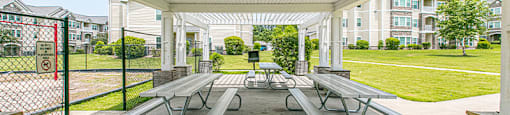 picnic area at Stone Gate Apartments, Spring Lake, North Carolina