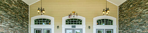 patio at Stone Gate Apartments, Spring Lake, NC