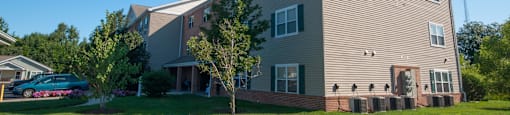 exterior apartment building