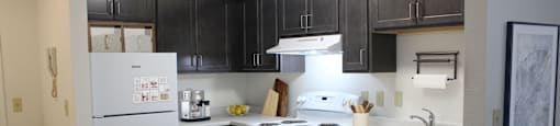 staged kitchen newly renovated