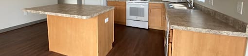 two bedroom kitchen at Owasso Gardens, Roseville, 55113