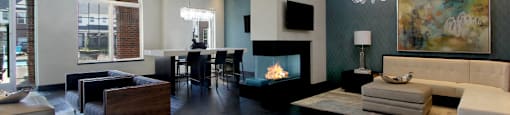 Luxury apartments with resident lounge, free wi-fi, and cyber café at Bellemeade Apartments in west Des Moines