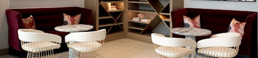 Luxury resident lounge with seating are and wi-fi at Xenia Apartments in Golden Valley, Minnesota