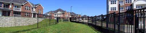 Luxury apartments with dog park at Bellemeade Apartments in west Des Moines
