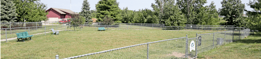 Huge resident dog park at Tanglewood Apartments in Lincoln, Nebraska