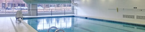 Luxury apartments with indoor lap pool at Xenia Apartments in Golden Valley Minnesota