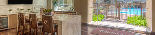 Luxury apartments with wi-fi enabled cyber café, luxury resident lounge and clubhouse at Tuscany Walk Apartments in Houston Texas