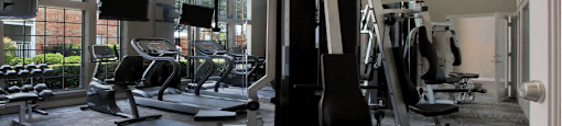 Luxury apartments with 24-hour fitness center in north Dallas at Kensington Square Apartments.