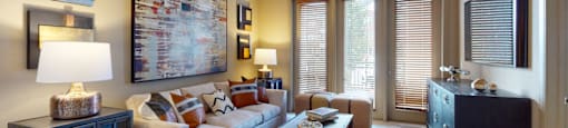 Luxury apartments with spacious floor plans with porcelain floors at Luxembourg Apartments in Bloomington Minnesota