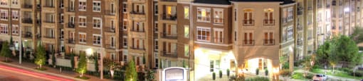 Luxury apartments next to the Galleria in Dallas with attached parking garage at Villa Piana Apartments in Dallas