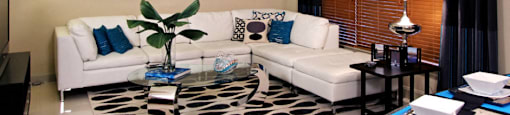 Spacious luxury apartments with porcelain tile floors at Villa Piana Apartments next to the Galleria in Dallas