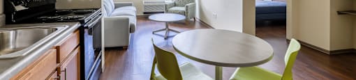 Dining Space at Arroyo Village Apartments, Denver