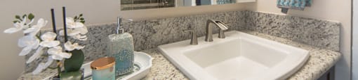 Waikiki Walina Apartments bathroom sink and vanity
