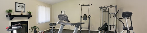 the preserve at ballantyne commons fitness room with exercise equipment