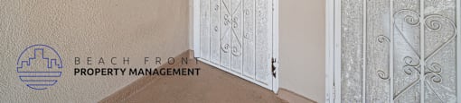 A white door with a glass window is closed.