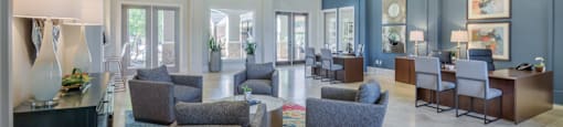 Community Lounge  at Parmer Place Apartments in Austin
