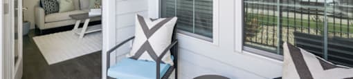 Spacious Patios with Storage Unit