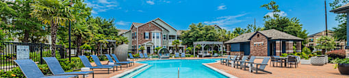 the swimming pool at our apartments