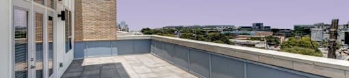 balcony view over the horizon at Brixton South Shore, Austin, 78741