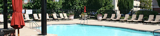 Sparkling swimming pool