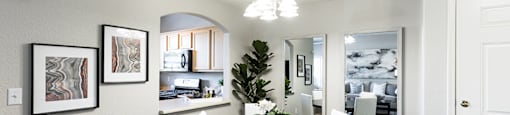 Dining area near kitchen and window at THE PARKSIDE VILLAS APARTMENT HOMES, Nevada, 89123