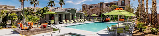 A swimming pool at EVERETT APARTMENT HOMES, Nevada, 89113