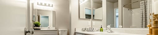 Bathroom at SYCAMORE GREENS APARTMENT HOMES, Vista, California