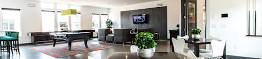 Clubhouse seating at THE GALLERYAPARTMENT HOMES, Las Vegas