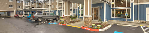 Main Building Entry at VINTAGE AT BREMERTON, Bremerton, Washington