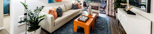 Model Living Room at SYCAMORE LANE APARTMENT HOMES, Mission Viejo, 92691 ? 