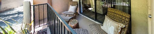 Balcony And Patio at SYCAMORE LANE APARTMENT HOMES, California ? 