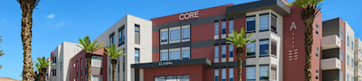 A large building with the word CORE on the front.
