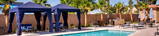 Sparkling swimming pool