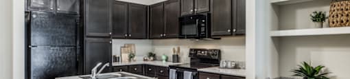 Kitchen at LIV at Boerne Hills an Active Senior Community 62+, Texas
