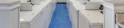 On-site laundry facility at Monarch Pass apartments Fort Worth TX