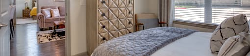 Williamson at the overlook luxury apartments bedroom