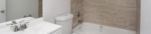 39th Avenue apartments in Gainesville, FL photo of updated bathroom