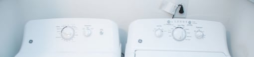 The Element at River Pointe apartments in Jacksonville Florida photo of full size washer and dryer