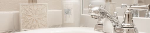 The Element at River Pointe apartments in Jacksonville Florida photo of bathroom sink