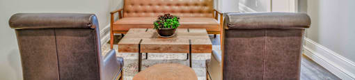 a living room with a couch and a table at LIV at Boerne Hills an Active Senior Community 62+, Texas, 78006