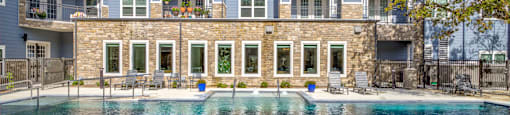a large swimming pool at LIV at Boerne Hills an Active Senior Community 62+, Boerne