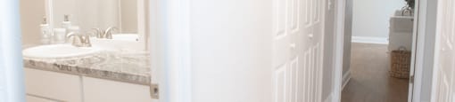 The Element at River Pointe apartments in Jacksonville Florida photo of hallway