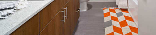 Beautifully tiled bathrooms at Astro Apartments, Seattle, 98109